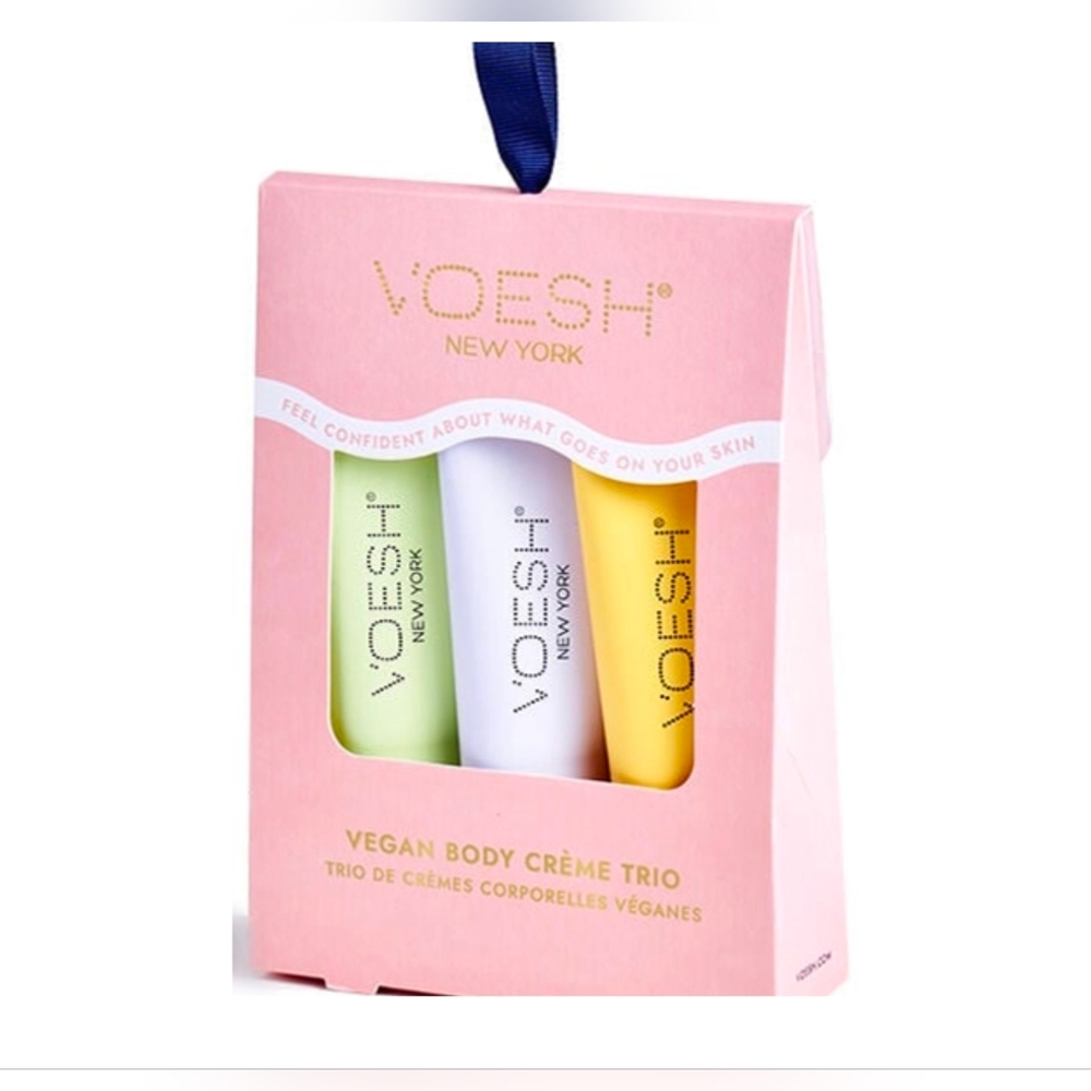 🆕 VOESH NEW YORK Vegan Body Créme Trio Ltd Ed
